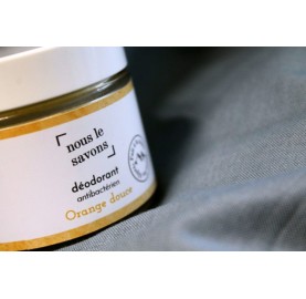 Déodorant solide antibactérien à l’orange douce "Nous le savons"