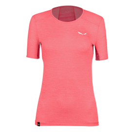 Tee-shirt randonnée femme PUEZ GRAPHIC SALEWA 2 DRY W S/S TEE frais doux respirant