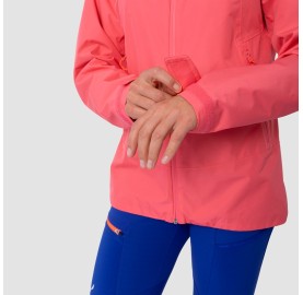 veste femme imperméable coupe vent respirante SALEWA randonnée voyage ville poignet réglable