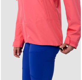 veste femme imperméable coupe vent respirante SALEWA randonnée voyage ville bas de veste réglable