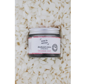 Déodorant bio et solide naturel huiles essentielles anti bactérienne tea tree et géranium Nous le savons made in France