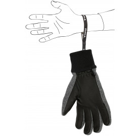 G WOOL CAMP Gant tricoté en mélange polyester/laine/nylon.