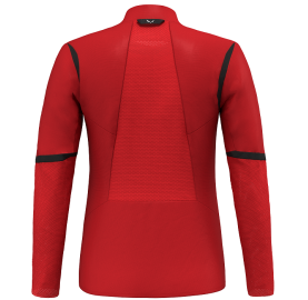 Veste de speed hiking pour femme PEDROC PRO, légère, coupe-vent et respirante, avec isolation active Polartec® Alpha®, rouge.