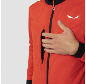 PEDROC PL 2 M FZ SALEWA Veste polaire légère, chaude et respirante pour rando active, alpinisme et ski de rando