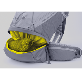 poche séparée bas de Sac à dos femme de 38 à 43 litres randonnée TREK ALPTREK 38+5 SALEWA dos réglable et respirant
