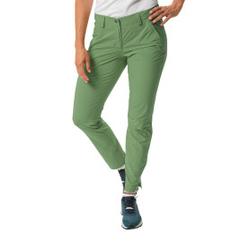 Pantalon de randonnée femme été frais féminin éco responsable SKOMER VAUDE vert