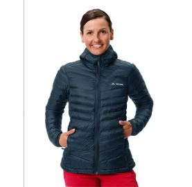 Doudoune synthetique à capuche veste isolante légère VAUDE pour femme - bleu marine