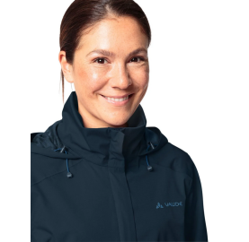 capuche se range dans le col ESCAPE PARKA W VAUDE éco fabrication responsable