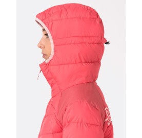 Doudoune Femme très chaude eco-conçue Primaloft grande capuche chaude