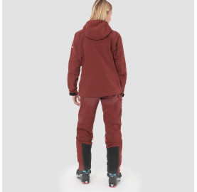 Veste femme ski de randonnée imperméable ultra respirante SALEWA SELLA dos long chaude