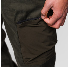 poche cuisse fermée Pantalon été trek et randonnée pour Homme chanvre et synthétique frai doux solide SALEWA