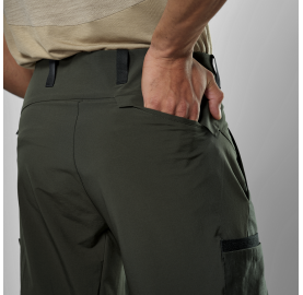 poche dos ouvrte Pantalon été trek et randonnée pour Homme chanvre et synthétique frai doux solide SALEWA