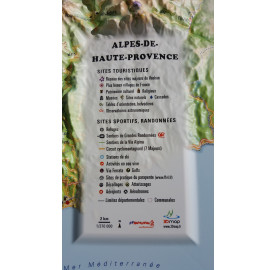 Les Alpes de Haute Provence en relief 3DMAP