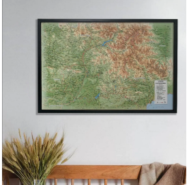 Les Alpes de Haute Provence en relief 3DMAP