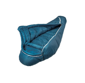 Sac de couchage confort -1°C Laine Duvet fabriqué en Europe GRUEZI  large ouverture