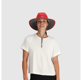 grand chapeau de randonnée  léger tissu technique SUNBRIOLET OR grand débord arrière