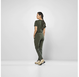 pantalon randonnée pour femme Coupe femme classique intemporelle PUEZ HEMP/DST PANT FEMME SALEWA