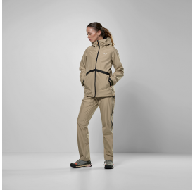 2 grandes poches avec 2 accès Veste imperméable et très respirante pour Femme PUEZ PTX HYBRID Salewa
