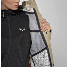 Veste imperméable et respirante pour Femme PUEZ PTX HYBRID de Salewa