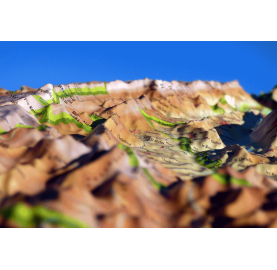 Le massif du Vercors en relief 3dmap