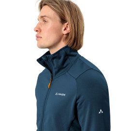Veste polaire chaude et respirante pour homme MONVISO Fleece de VAUDE - Matières recyclées - Bleu