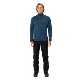 Veste polaire chaude et respirante pour homme MONVISO Fleece de VAUDE - Matières recyclées - Bleu