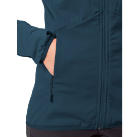Veste polaire chaude et respirante MONVISO Fleece de VAUDE - Matières recyclées - Bleu marine