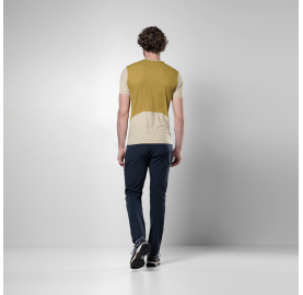 T-shirt polycotton tencel et synthétique pour homme doux respirant frais PUEZ HYBRID DRY'TON SALEWA