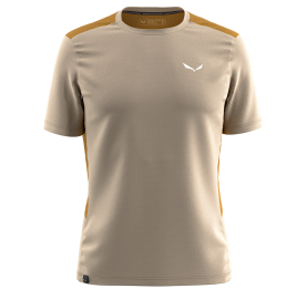 T-shirt polycotton tencel et synthétique pour homme doux respirant frais PUEZ HYBRID DRY'TON SALEWA