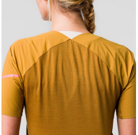 épaules dos renforts dos aéré VENTO MERINO DEMI ZIP T-SHIRT MERINOS VTT FEMME SALEWA