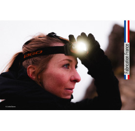 lampe frontale avec variateur d’intensité à mémoire made in France LAGOLIGHT