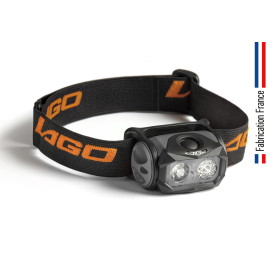 Lampe frontale LAGO BXR3.1fabriquée en France autonomie 275 heures