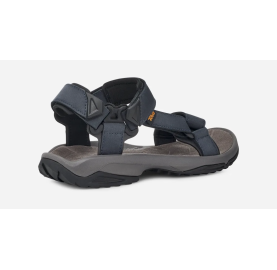 sandale cuir homme randonnée voyage solide stable TERRA FI LITE MEN TEVA bleu total eclipse Shoc Pad™ TEVA au talon : amorti