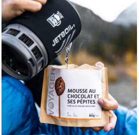 mousse au chocolat déshydraté nomade bivouac VOYAGER made in France