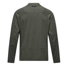frais doux respirant Tee-shirt manche longue zippé mi-saison Homme SALEWA PEDROC DRY WIND