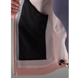 Veste eco-conçue SKORA de AYAQ Made in Europe pour femme - Rose pale - poche inctérieure