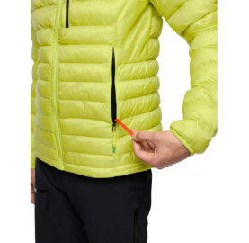 Doudoune synthetique chaude respirante souple compressible VAUDE Homme fibres Recylées - Jaune