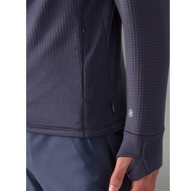 KOKANEE Veste polaire pour Homme fabriquée au Portugal de la marque francaise AYAQ - Bleu marine