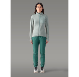 KOKANEE Veste polaire pour Femme fabriquée au Portugal de la marque francaise AYAQ - Tilleul