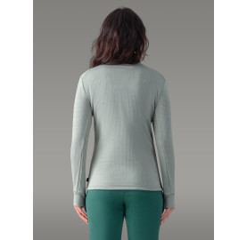 KOKANEE Veste polaire pour Femme fabriquée au Portugal de la marque francaise AYAQ - Tilleul