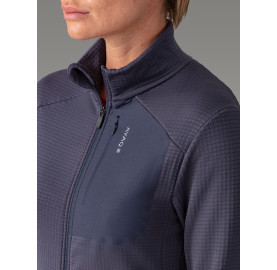 KOKANEE Veste polaire pour Femme fabriquée au Portugal de la marque francaise AYAQ - Bleu marine