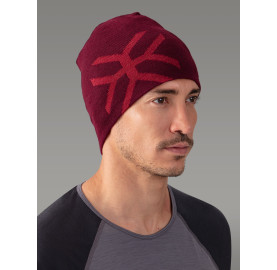 Bonnet 100% laine merinos Fanbriqué au Portugal - Rouge