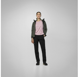 Pantalon softshell bien chaud pour femme PUEZ DOLOMIA de SALEWA - Noir