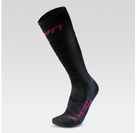 Chaussette ski de randonnée mérinos tencel UYN made in Italie chaude respirante sécahge