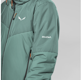 poches mains fermées doudoune laine très chaude Homme ORTLES TIROLWOOL AIR HOODIE SALEWA