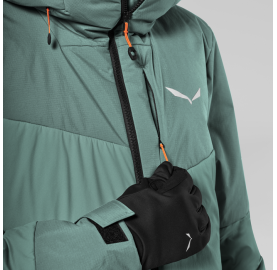 poche poitrine doudoune en laine poru homme ORTLES TIROLWOOL AIR HOODIE SALEWA