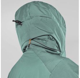 Capuche réglable et compatible casque doudoune laine Homme ORTLES TIROLWOOL AIR HOODIE SALEWA