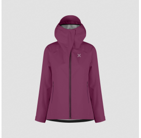 Veste 3 couches imperméable et respirante MONTURA Land pour Femme, fabriquée en Europe - Violet