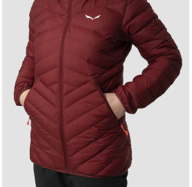 2 poches mains fermées Doudoune duvet femme SALEWA BRENTA SYRAH