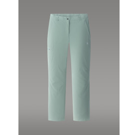 Pantalon de rando léger pour femme AYAQ Fabriqué en Europe - Vert clair